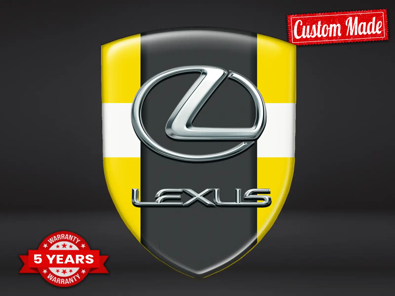 Lexus Etiqueta Impermeable Resistente Limitada Universal